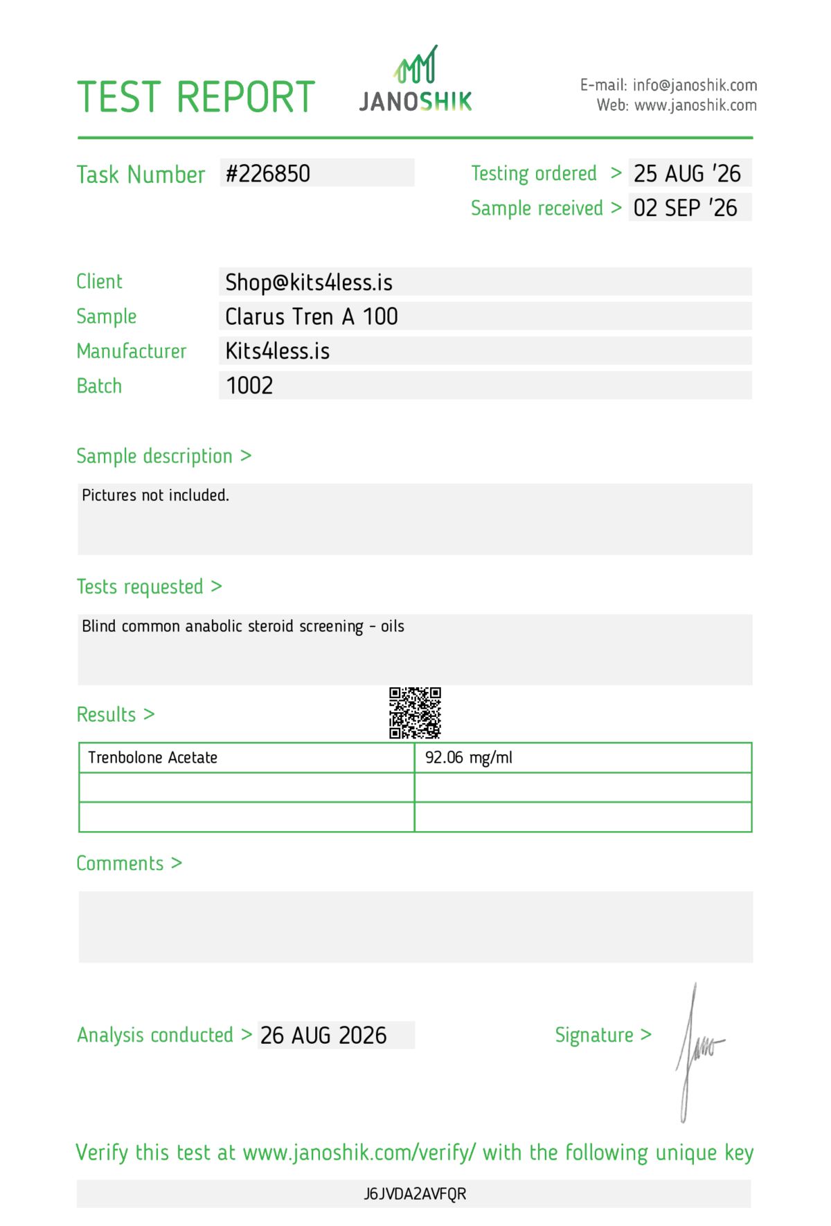 Clarus² Tren A 100 10ml - Image 2
