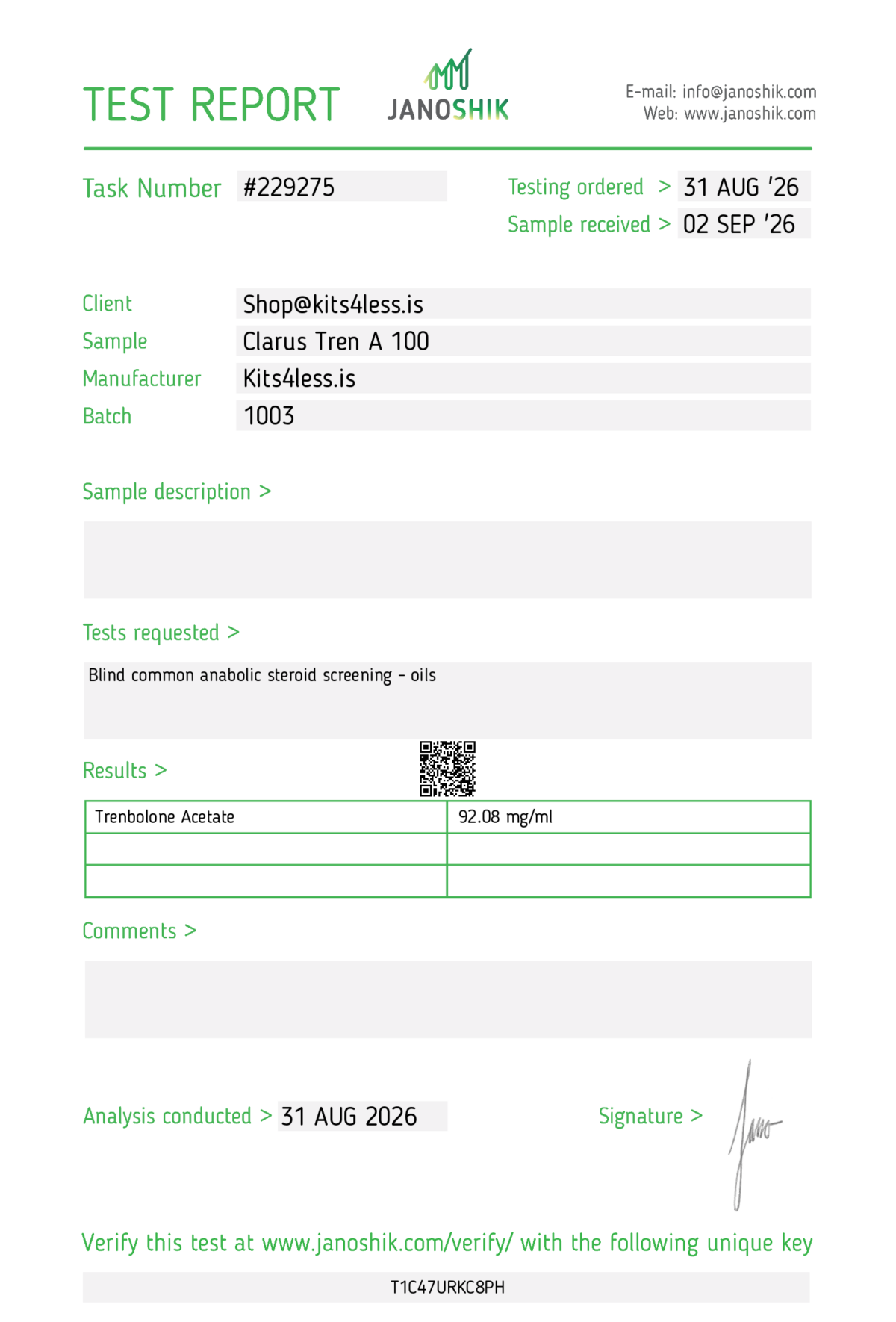 Clarus² Tren A 100 10ml - Image 3